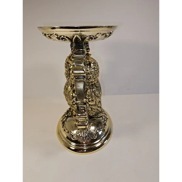 Ornate Owl Bath & Body Works Candle Holder New Fall Series 7.5" Tall X 6" Wide - Picture 3 of 8